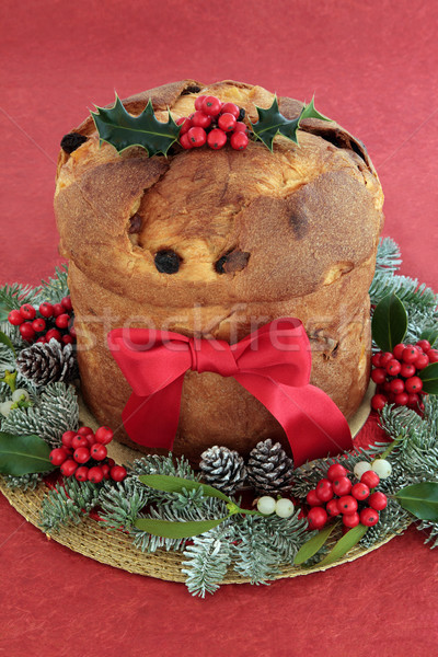 Panettone Christmas Cake Stock photo © marilyna