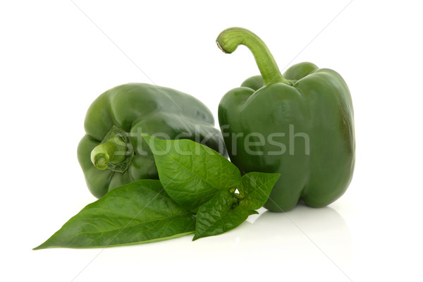 Green Peppers Stock photo © marilyna