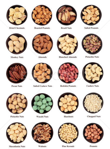 Large Nut Sampler Stock photo © marilyna