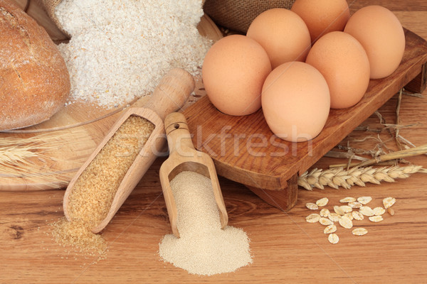 Naturalnych dobroć składniki mąka Zdjęcia stock © marilyna