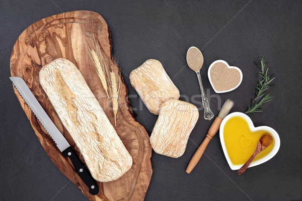 Ciabatta Bread Stock photo © marilyna