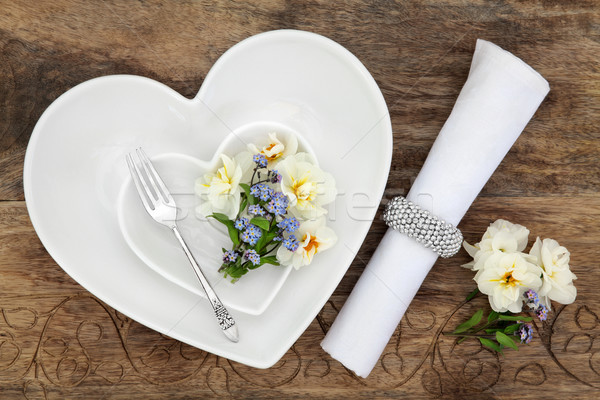 Beautiful Place Setting Stock photo © marilyna