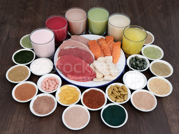 Superfood and Drink for Body Builders  Stock photo © marilyna