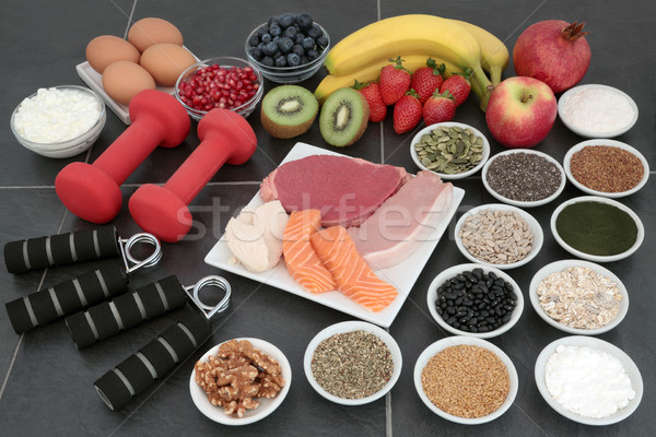 Health Food for Body Builders Stock photo © marilyna