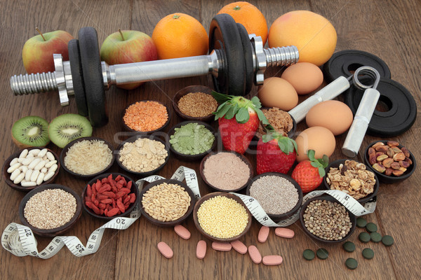 Diet Health Food and Training Regime   Stock photo © marilyna