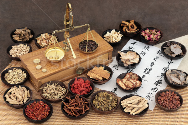 Chinese Herbal Medicine Stock photo © marilyna