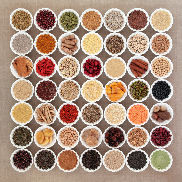 Stock photo: Large Dried Superfood Selection