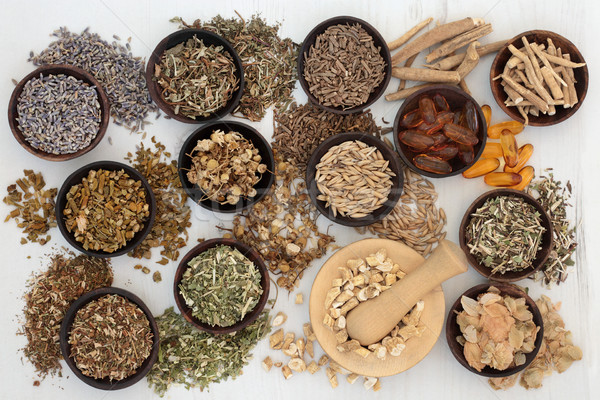 Calming and Sleeping Herb Selection Stock photo © marilyna