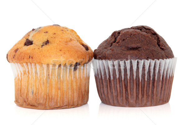 Chocolate Chip Muffins Stock photo © marilyna