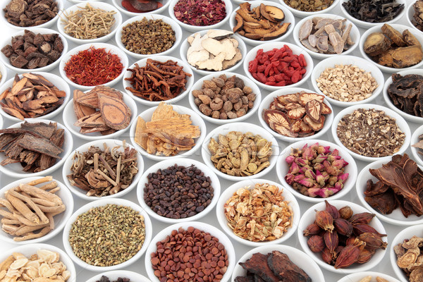 Large Chinese Herbal Medicine Collection Stock photo © marilyna