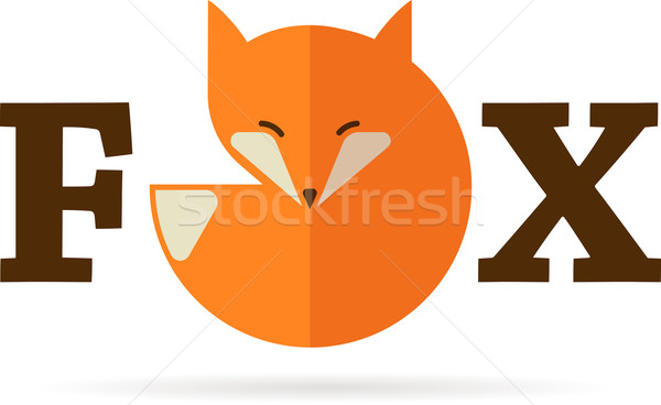 [[stock_photo]]: Fox · icône · illustration · élément · signe · vecteur