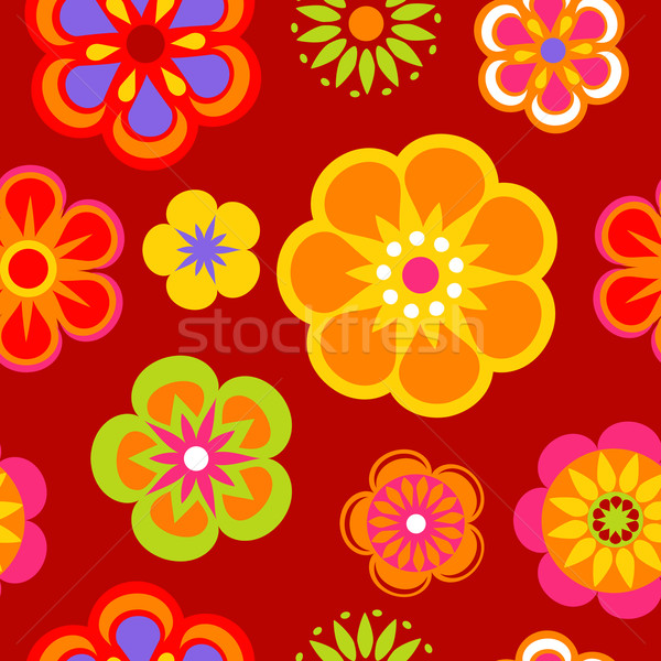 seamless flower pattern background Stock photo © marish