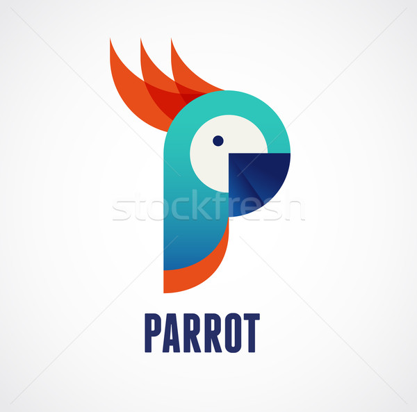 Tropical birds - parrot Stock photo © marish