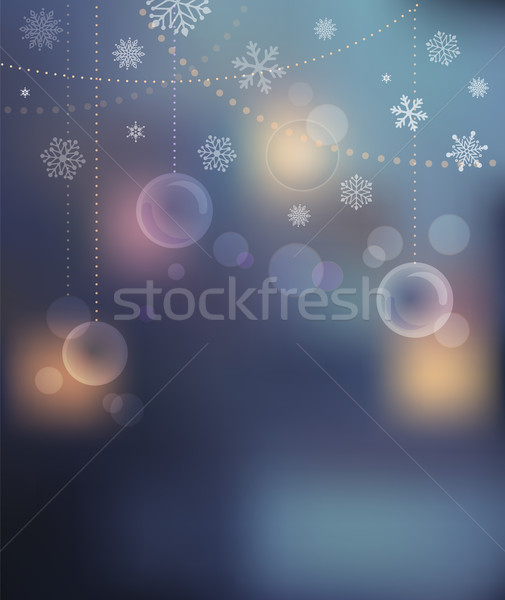 Light Bokeh, Merry Christmas Background Stock photo © marish