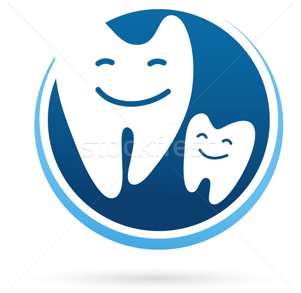 ストックフォト: 歯科 · クリニック · ベクトル · アイコン · 笑顔 · 歯