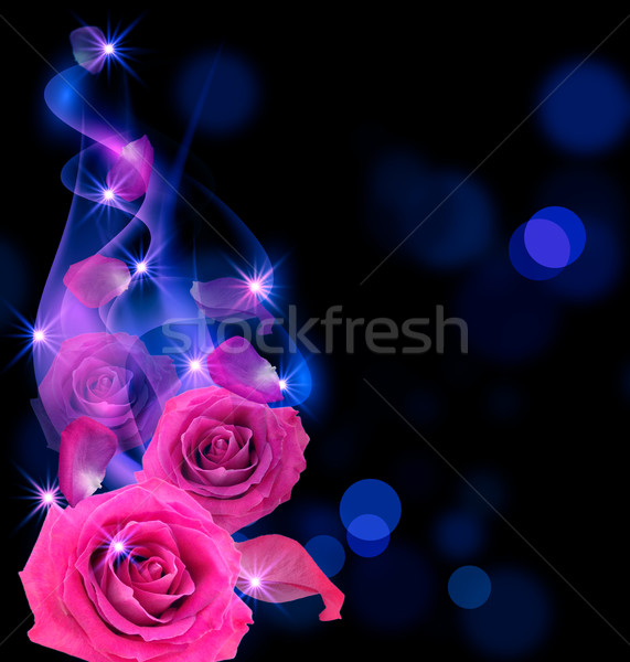 Roses and smoke   Stock photo © Marisha