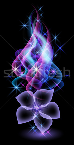 Glowing Background With Flower And Smoke Vector Illustration C Maryna Borysevych Marisha 2386936 Stockfresh,Xsla 592020