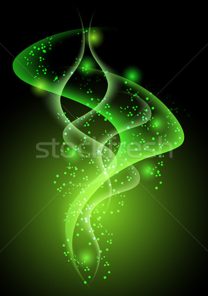 Verde fumo design stelle digitale Foto d'archivio © Marisha