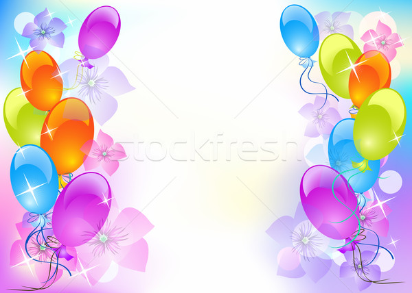 Balloons and stars Stock photo © Marisha