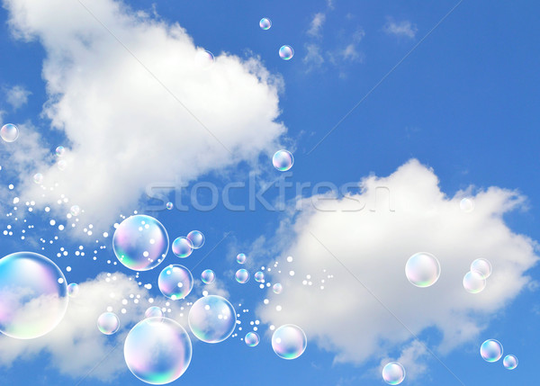 Bubbles and clouds Stock photo © Marisha