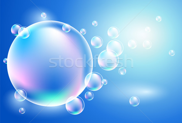 Background with bubbles Stock photo © Marisha