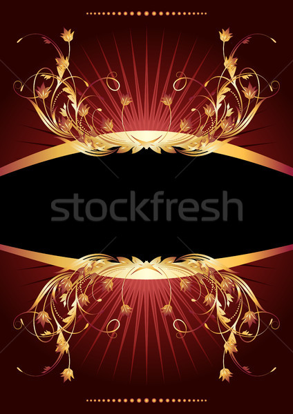 Luxurious golden ornament Stock photo © Marisha