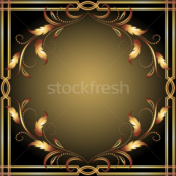 Golden Ornament unterschiedlich Design Kunstwerk abstrakten Stock foto © Marisha