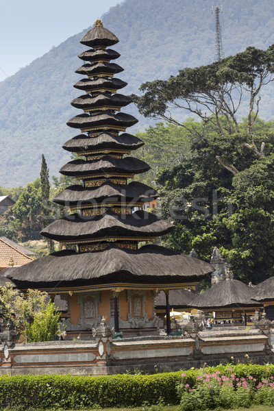 Ulun Danu temple Beratan Lake in Bali Indonesia Stock photo © Mariusz_Prusaczyk