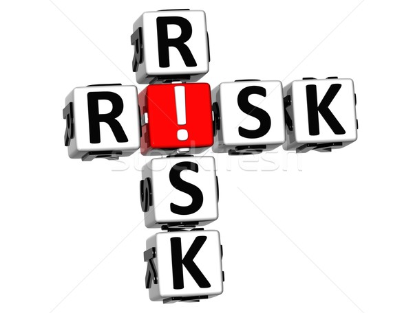 3D Credit Risk Crossword Stock photo © Mariusz_Prusaczyk