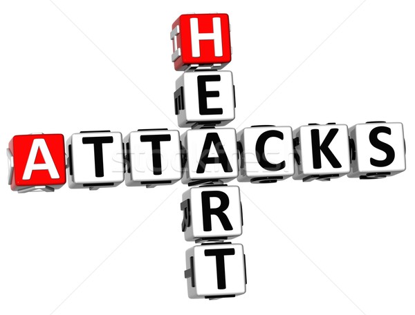 3D Heart Attacks Crossword Stock photo © Mariusz_Prusaczyk