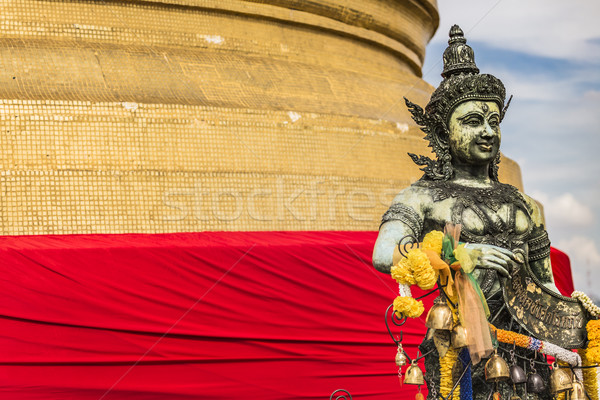 The Stupa at the top of Wat Saket, also known as the Golden Moun Stock photo © Mariusz_Prusaczyk