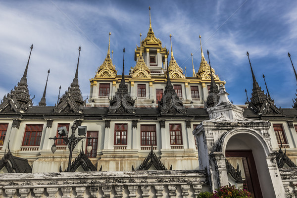 Wat Ratchanaddaram and Loha Prasat Metal Palace in Bangkok ,Thai Stock photo © Mariusz_Prusaczyk