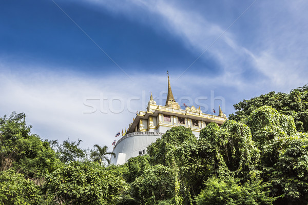 The Stupa at the top of Wat Saket, also known as the Golden Moun Stock photo © Mariusz_Prusaczyk
