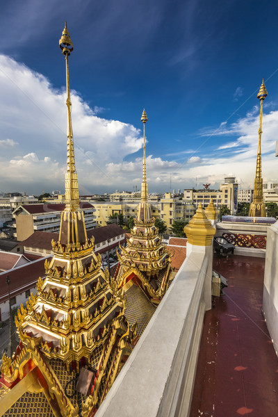 Wat Ratchanaddaram and Loha Prasat Metal Palace in Bangkok ,Thai Stock photo © Mariusz_Prusaczyk