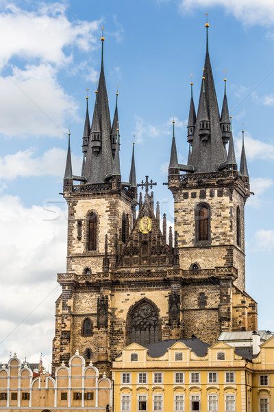 View of the Tyn Church in Prague  Stock photo © Mariusz_Prusaczyk