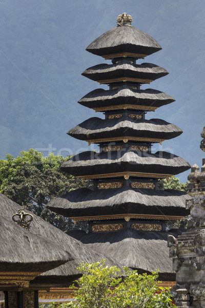 Templo lago bali Indonesia paisaje azul Foto stock © Mariusz_Prusaczyk