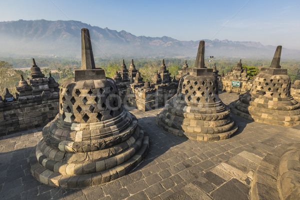 Wereld erfgoed tempel java Indonesië steen Stockfoto © Mariusz_Prusaczyk