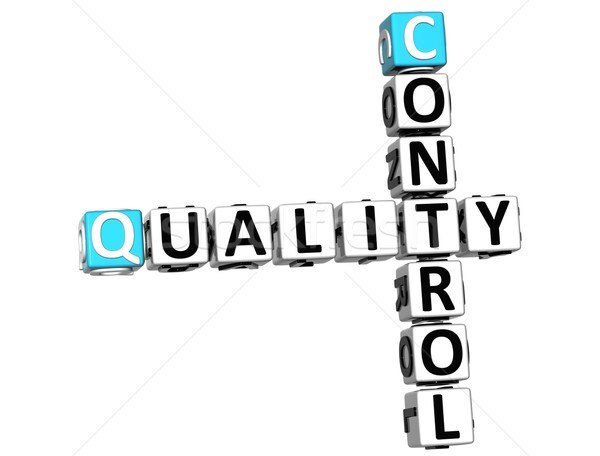 3D Control Quality text Crossword  Stock photo © Mariusz_Prusaczyk