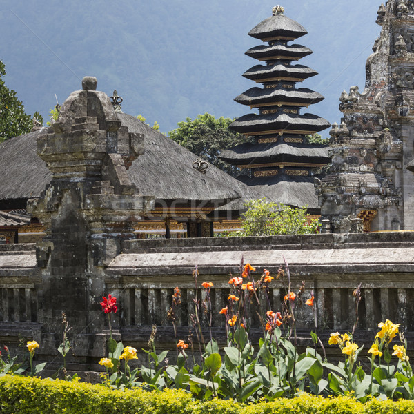 Templo lago bali Indonesia paisaje azul Foto stock © Mariusz_Prusaczyk