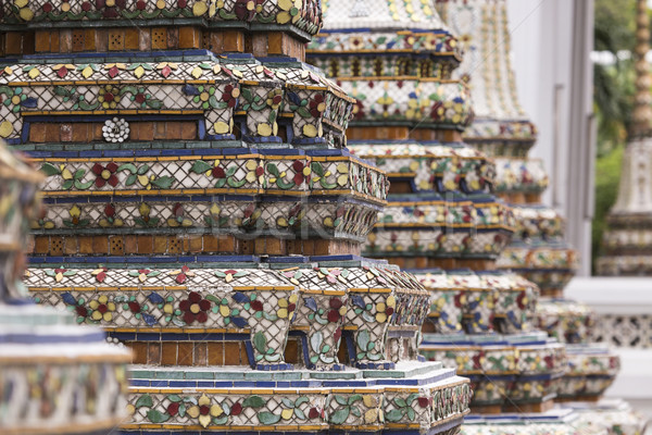 Gyönyörű templom Bangkok Thaiföld épület művészet Stock fotó © Mariusz_Prusaczyk