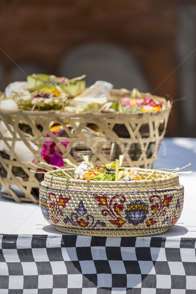 [[stock_photo]]: Temple · lac · bali · Indonésie · paysage · bleu