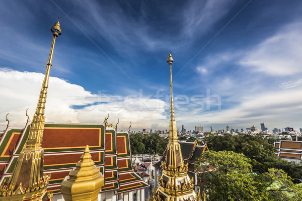 Wat Ratchanaddaram and Loha Prasat Metal Palace in Bangkok ,Thai Stock photo © Mariusz_Prusaczyk