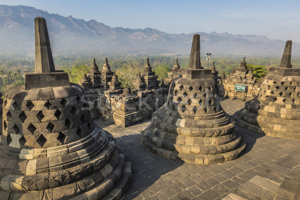 Stock fotó: Világ · örökség · templom · java · Indonézia · kő