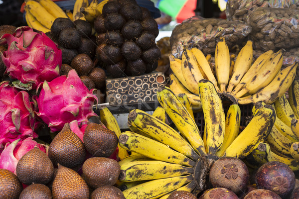 Nyitva levegő gyümölcs piac falu Bali Stock fotó © Mariusz_Prusaczyk