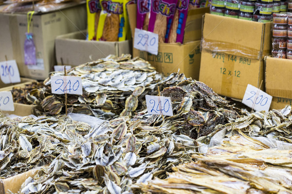 Dried seafood on sale in a thai street market in Bangkok, Thaila Stock photo © Mariusz_Prusaczyk