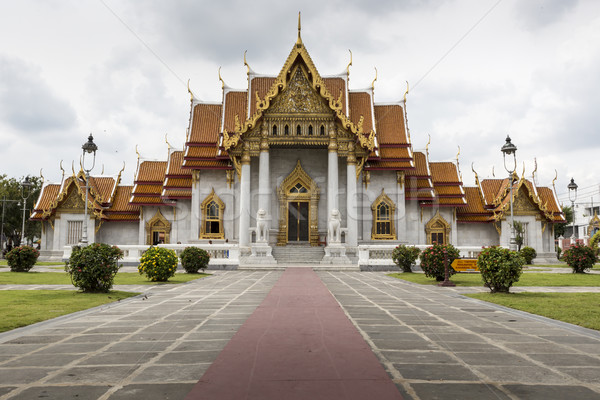 Stock photo: Temple(Wat Benchamabophit), Bangkok, Thailand