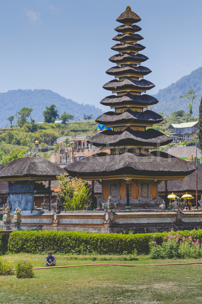 Ulun Danu temple Beratan Lake in Bali Indonesia Stock photo © Mariusz_Prusaczyk