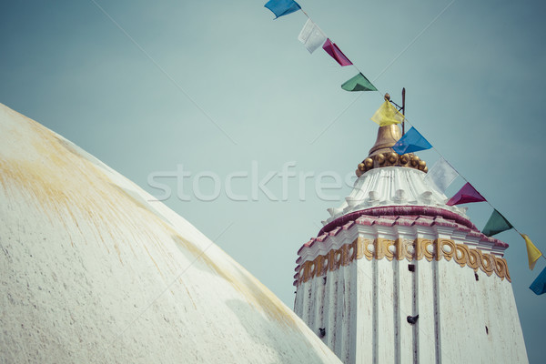 Stock photo: Swayambhunath stupa in Kathmandu, Nepal