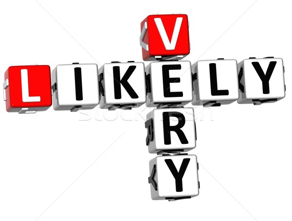 3D Very Likely Crossword Stock photo © Mariusz_Prusaczyk