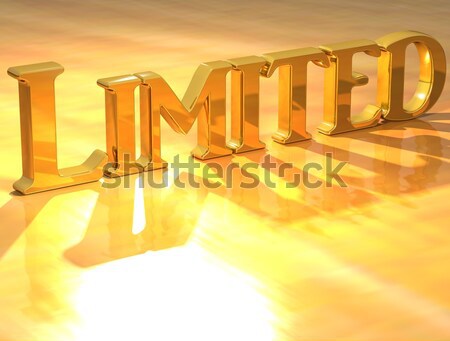 3D kwiz złota tekst żółty Internetu Zdjęcia stock © Mariusz_Prusaczyk